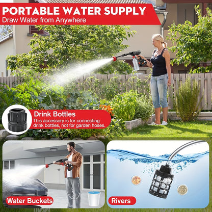 48V Cordless High-Pressure Car Washer Gun