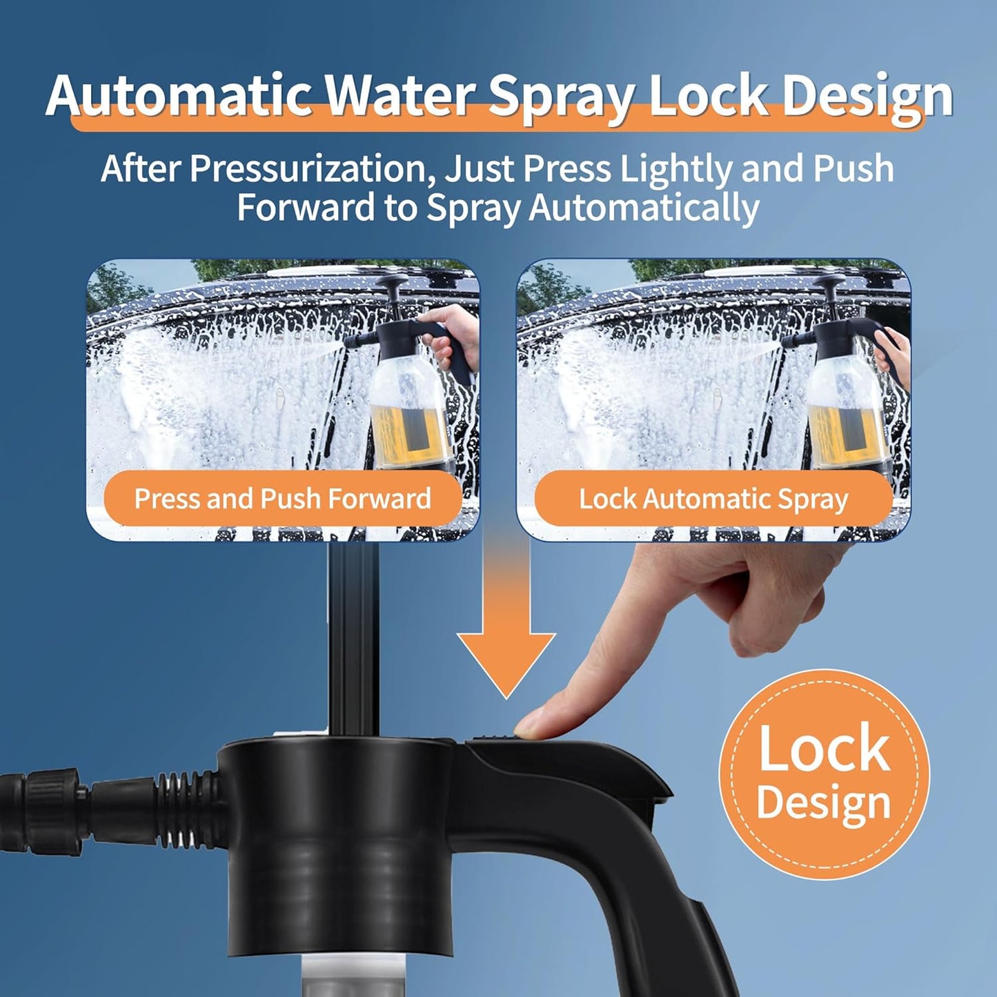 Pump Foam Sprayer for Car & Bike Wash