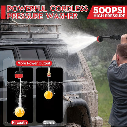 48V Cordless High-Pressure Car Washer Gun