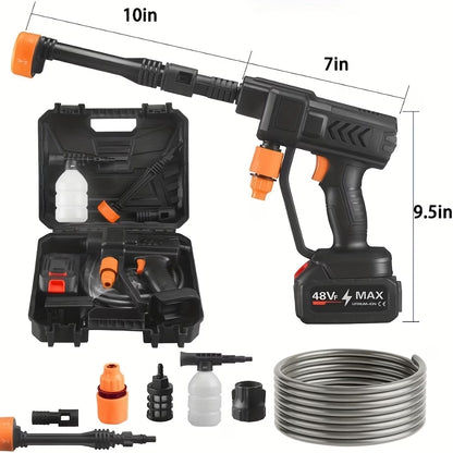 48V Cordless High-Pressure Car Washer Gun
