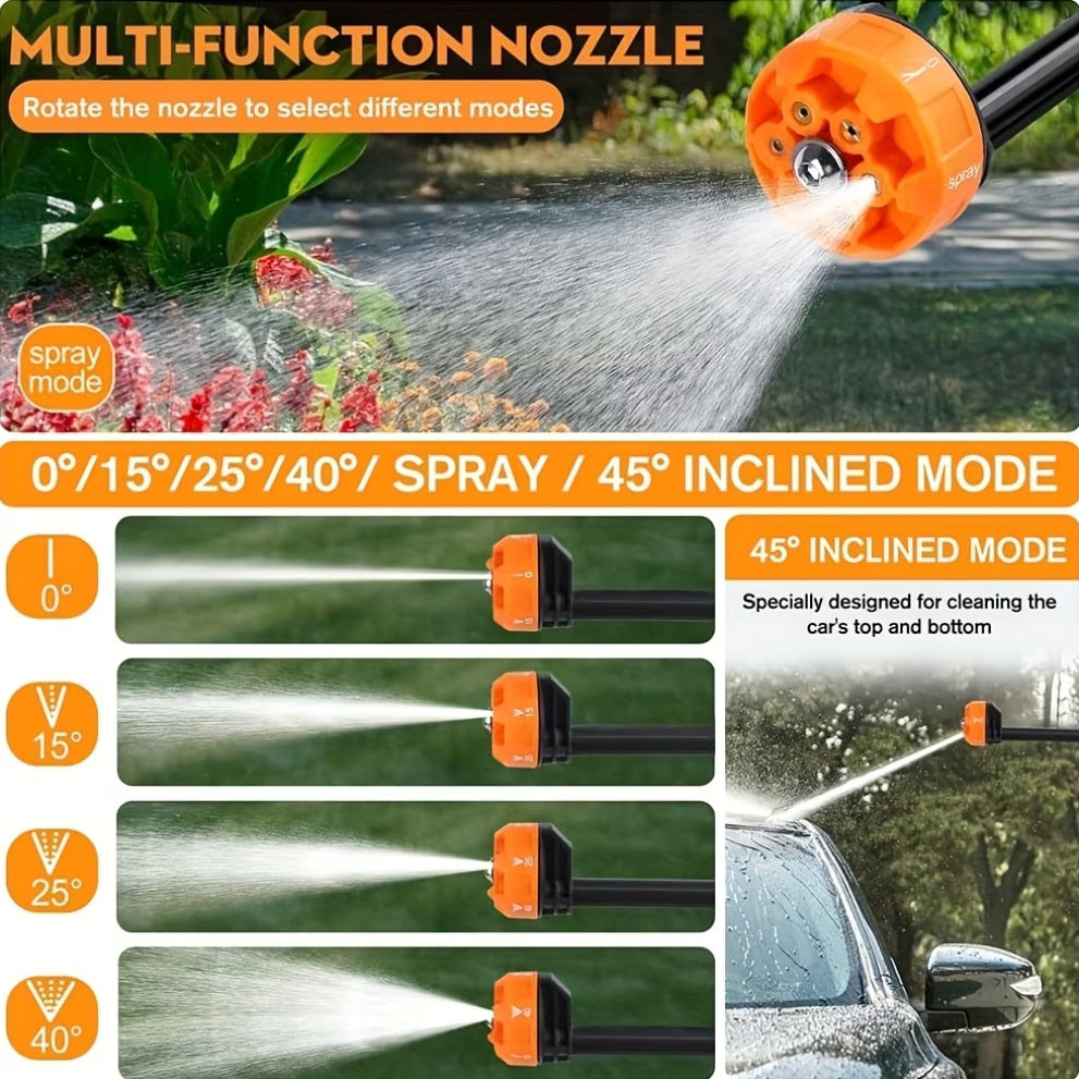 48V Cordless High-Pressure Car Washer Gun