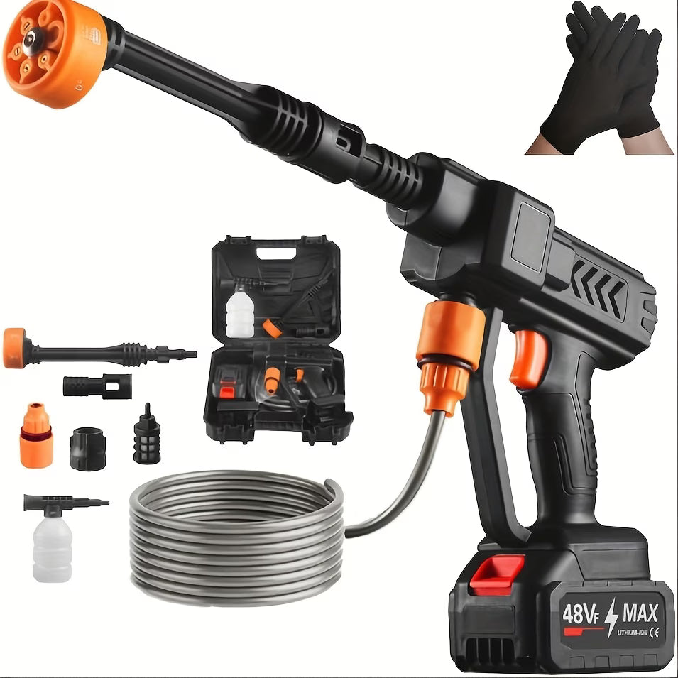 48V Cordless High-Pressure Car Washer Gun