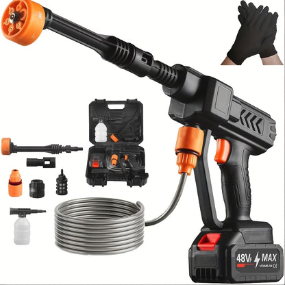 48V Cordless High-Pressure Car Washer Gun